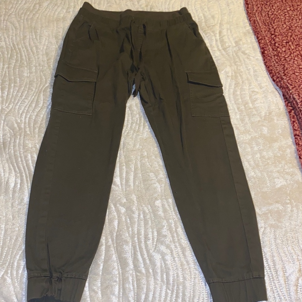 Streetwear Society Olive Green Cargo Pants